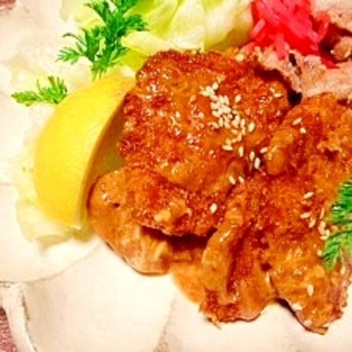 カレー風味ソース☆鶏ササミフライ